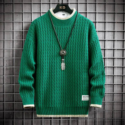 4XL-M Winter Mens Turtleneck Sweater Trend Thick Bottoming Sweater Men Solid Color Casual Jumper Sweater Male Warm Pullovers - Buy Center