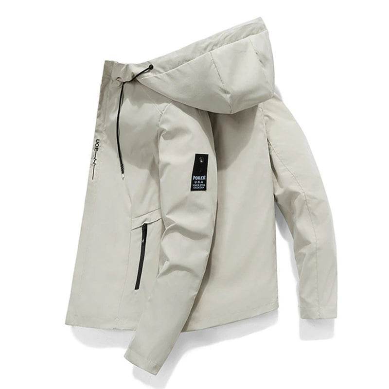 AIRBUS AVIATION Men's Hooded Jacket - Lightweight Spring & Summer Windbreaker - Buy Center