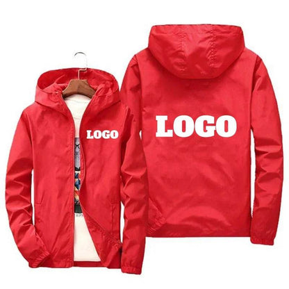 Custom Men's Waterproof Autumn Jacket - Warm Windbreaker in 6XL Sizes - Buy Center