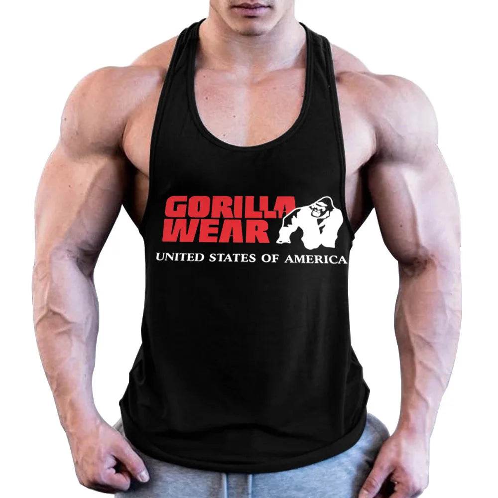 Men's High-Quality Cotton Fitness Vest - Sweat-Absorbent Bodybuilding Top - Buy Center
