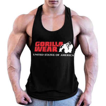 Men's High-Quality Cotton Fitness Vest - Sweat-Absorbent Bodybuilding Top - Buy Center