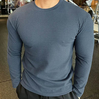 Btsukimi Men's Casual Knitted Pullovers - O-Neck, Spring & Autumn Wear - Buy Center