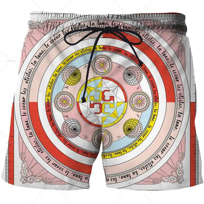 Luxurious 3D Printed Men’s Board Shorts - Hip Hop Beachwear for Summer - Buy Center