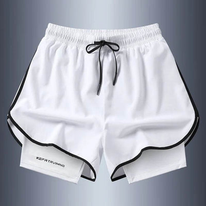 Men's Summer Casual Shorts - Anti-Exposure Double-Layer Running Pants - Buy Center