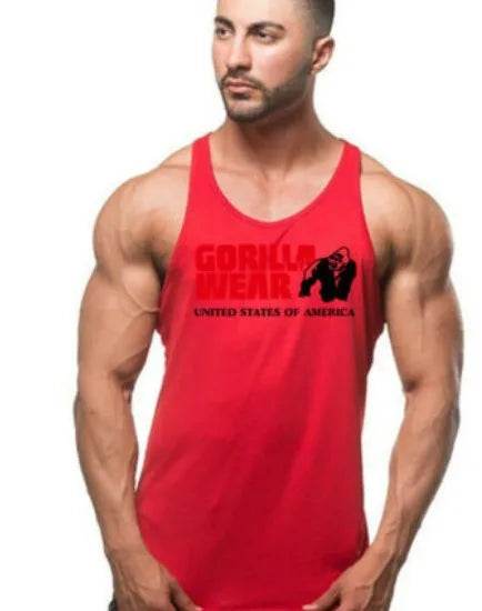 Men's High-Quality Cotton Fitness Vest - Sweat-Absorbent Bodybuilding Top - Buy Center