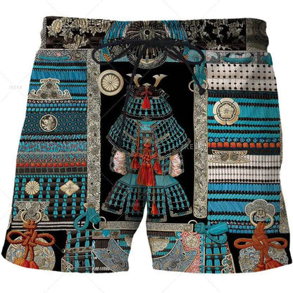 Luxurious 3D Printed Men’s Board Shorts - Hip Hop Beachwear for Summer - Buy Center