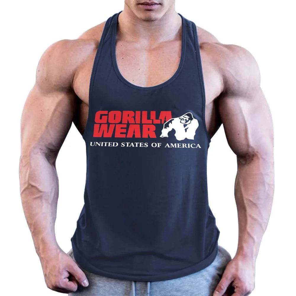 Men's High-Quality Cotton Fitness Vest - Sweat-Absorbent Bodybuilding Top - Buy Center