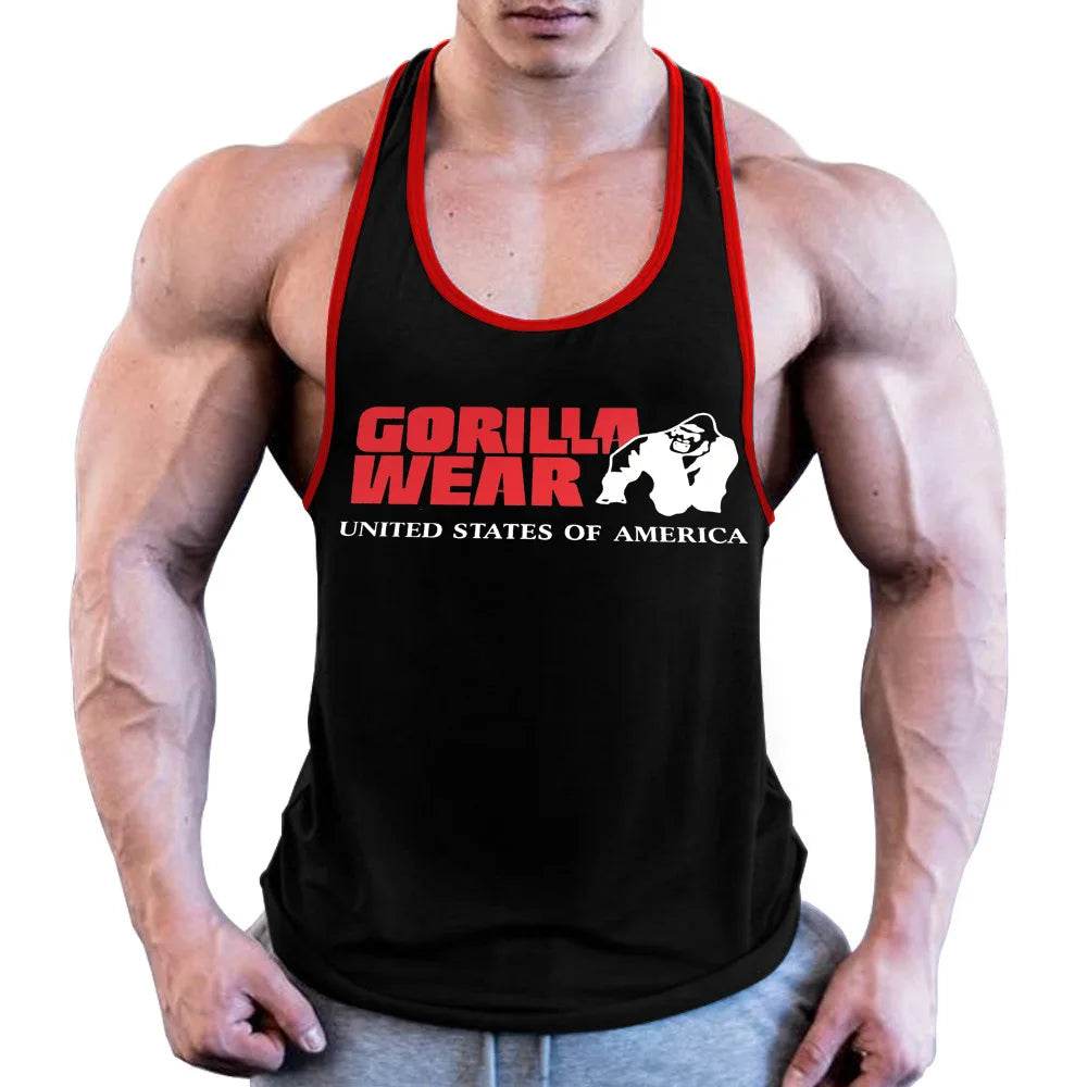 Men's High-Quality Cotton Fitness Vest - Sweat-Absorbent Bodybuilding Top - Buy Center