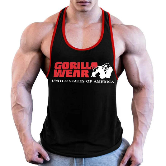 Men's High-Quality Cotton Fitness Vest - Sweat-Absorbent Bodybuilding Top - Buy Center