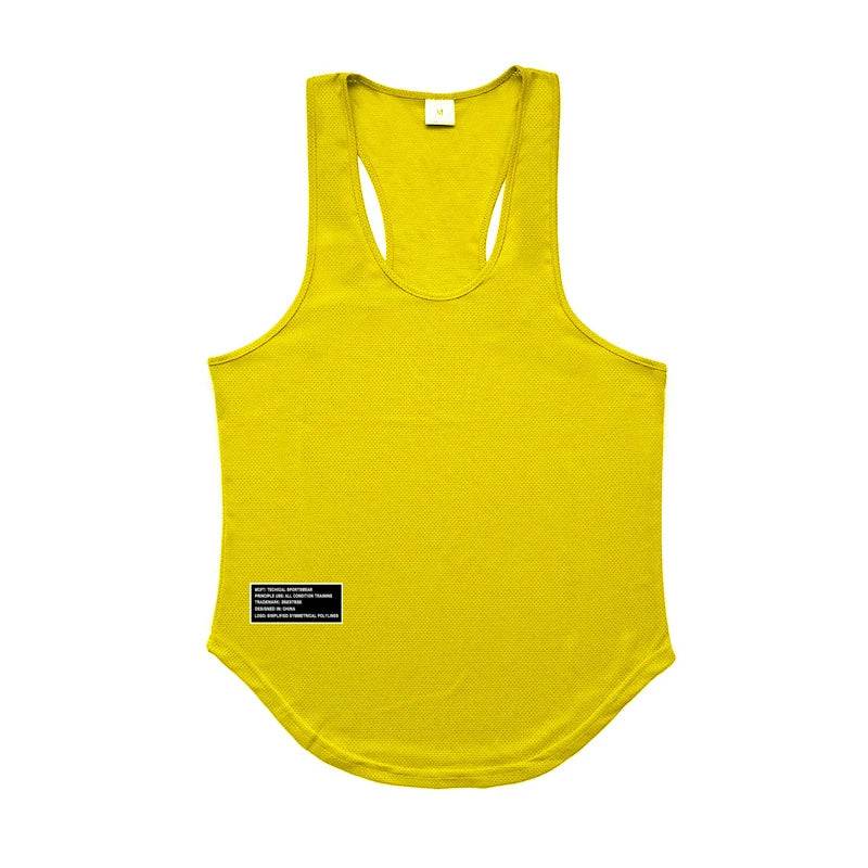 Muscleguys Men's Quick Dry Fitness Tank Top - Slim Fit Sleeveless Shirt - Buy Center
