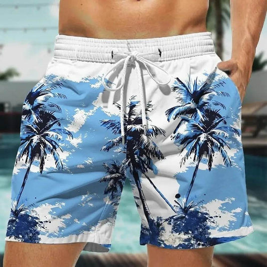 Men's 2024 Summer Casual Drawstring Shorts - Quick Dry & Stylish Prints - Buy Center
