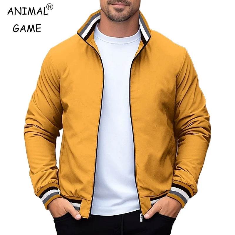 ANIMAL GAME Men's Lightweight Waterproof Jacket Blazer - Casual Outdoor Wear - Buy Center