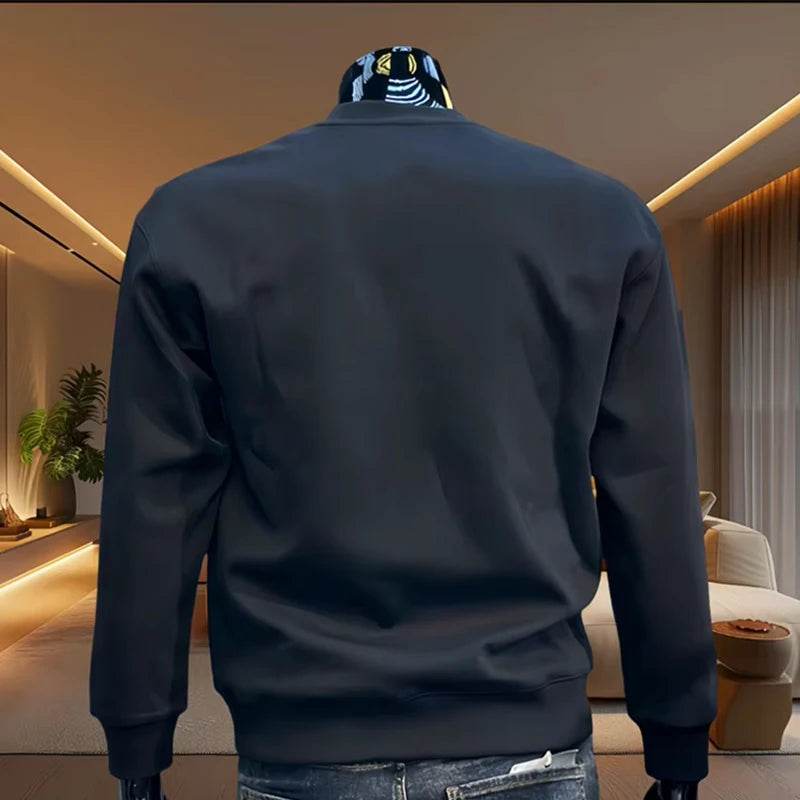 TLIT Men's O-neck Hoodies - Casual Longsleeve Pullover for Spring & Autumn - Buy Center