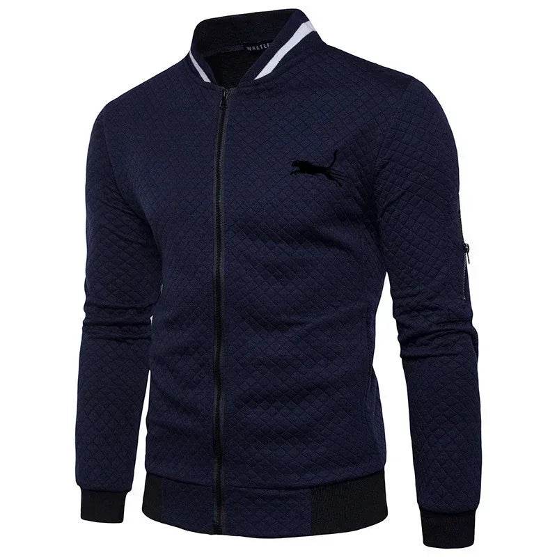 Men's Casual Sportswear Zipper Cardigan - Lightweight Spring Autumn Fashion - Buy Center