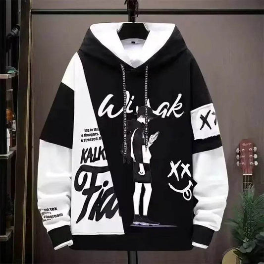 2024 Men's Graphic Hoodie - Casual Hip Hop Style for Streetwear Lovers - Buy Center