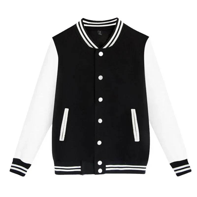 BANGCHANG Fleece Bomber Jacket for Men & Women - Streetwear Print Style - Buy Center
