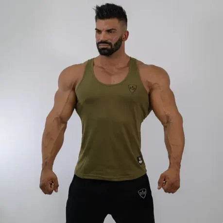 2024 Men's Cotton Tank Tops - Sleeveless Gym Vest for Fitness - Buy Center