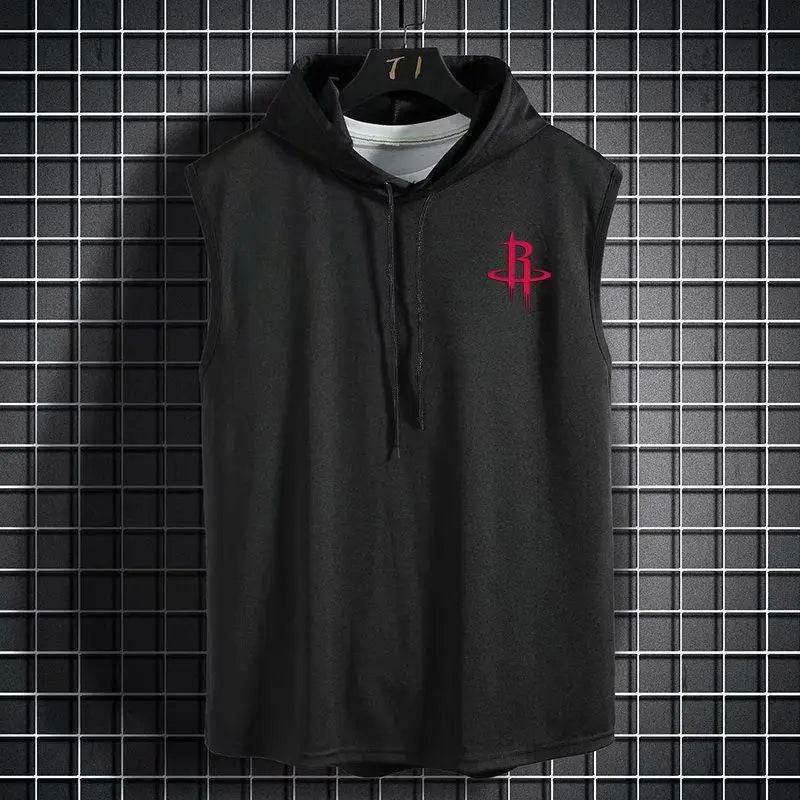 Summer Basketball Hooded Vest - Breathable Quick-Dry Sleeveless Top - Buy Center