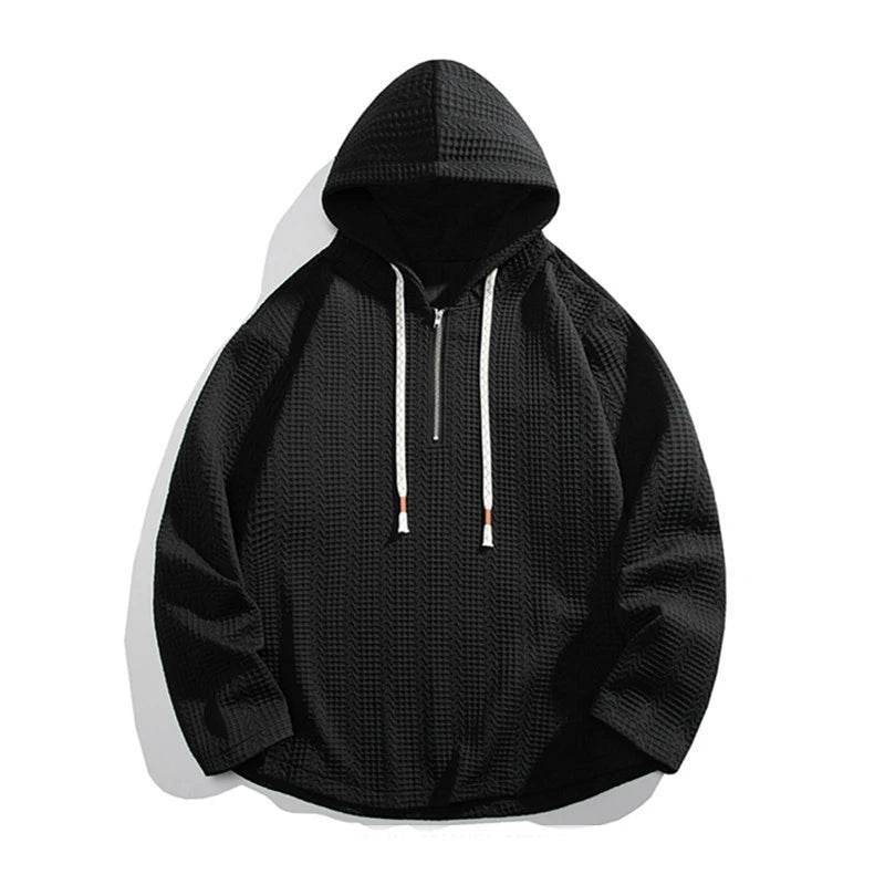 FAVOCENT Men's Hooded Sweatshirt - Casual Loose Pullover for Spring & Autumn - Buy Center