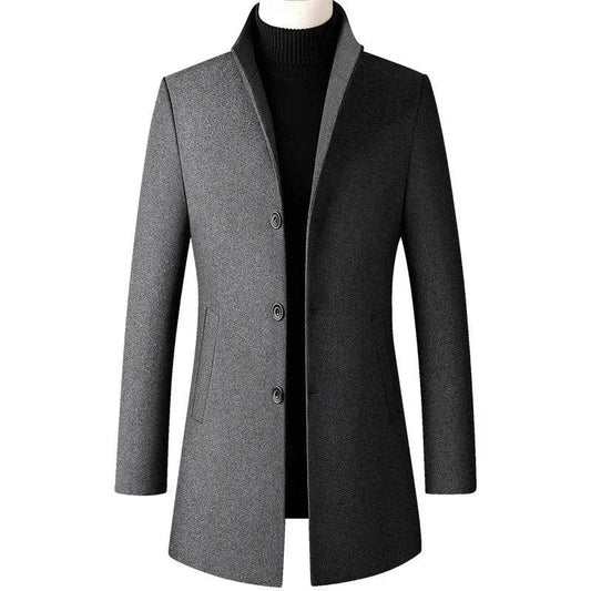 TFETTERS Men's Trench Coat - Korean Fashion for Business Casual Style - Buy Center