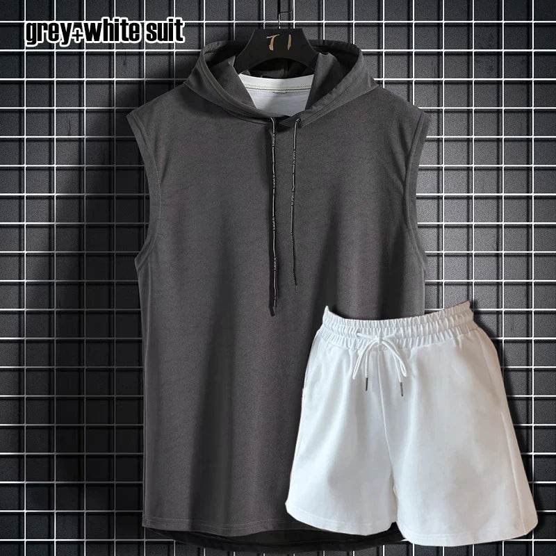 2023 Men's Hooded Sleeveless Cardigan Vest - Plus Size S-4XL Streetwear - Buy Center