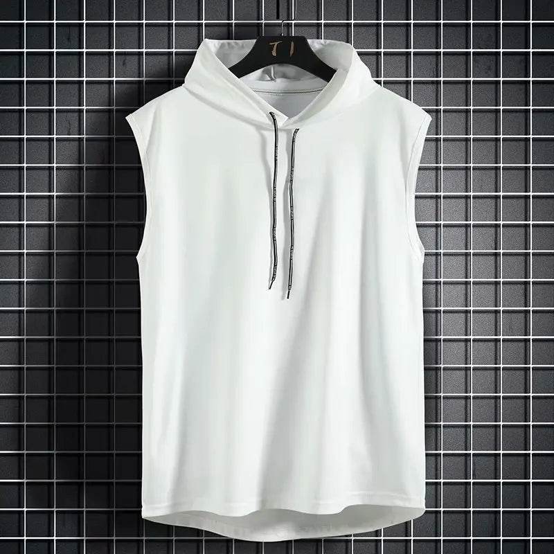 2023 Men's Hooded Sleeveless Cardigan Vest - Plus Size S-4XL Streetwear - Buy Center