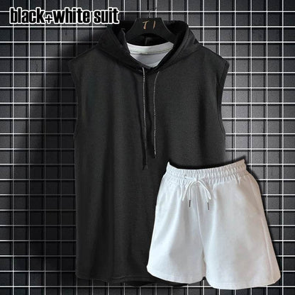 2023 Men's Hooded Sleeveless Cardigan Vest - Plus Size S-4XL Streetwear - Buy Center