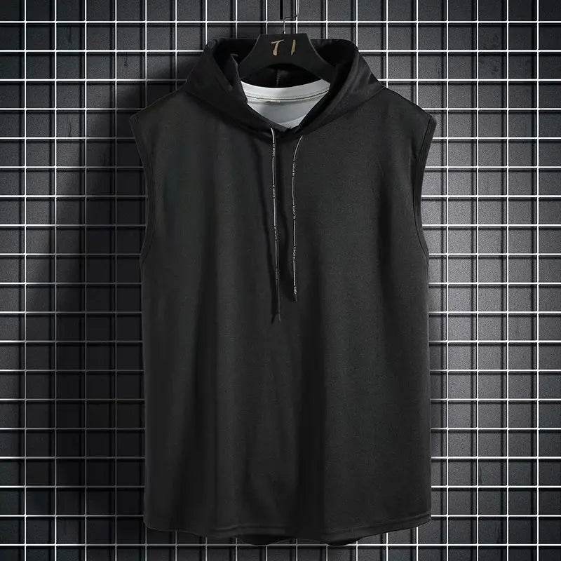 2023 Men's Hooded Sleeveless Cardigan Vest - Plus Size S-4XL Streetwear - Buy Center
