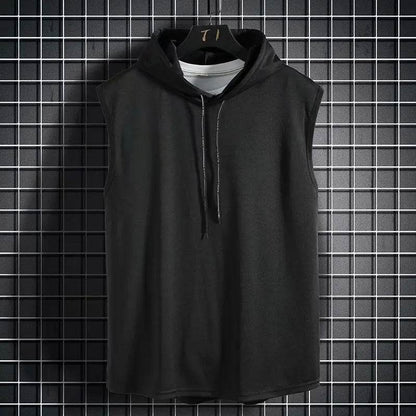 2023 Men's Hooded Sleeveless Cardigan Vest - Plus Size S-4XL Streetwear - Buy Center