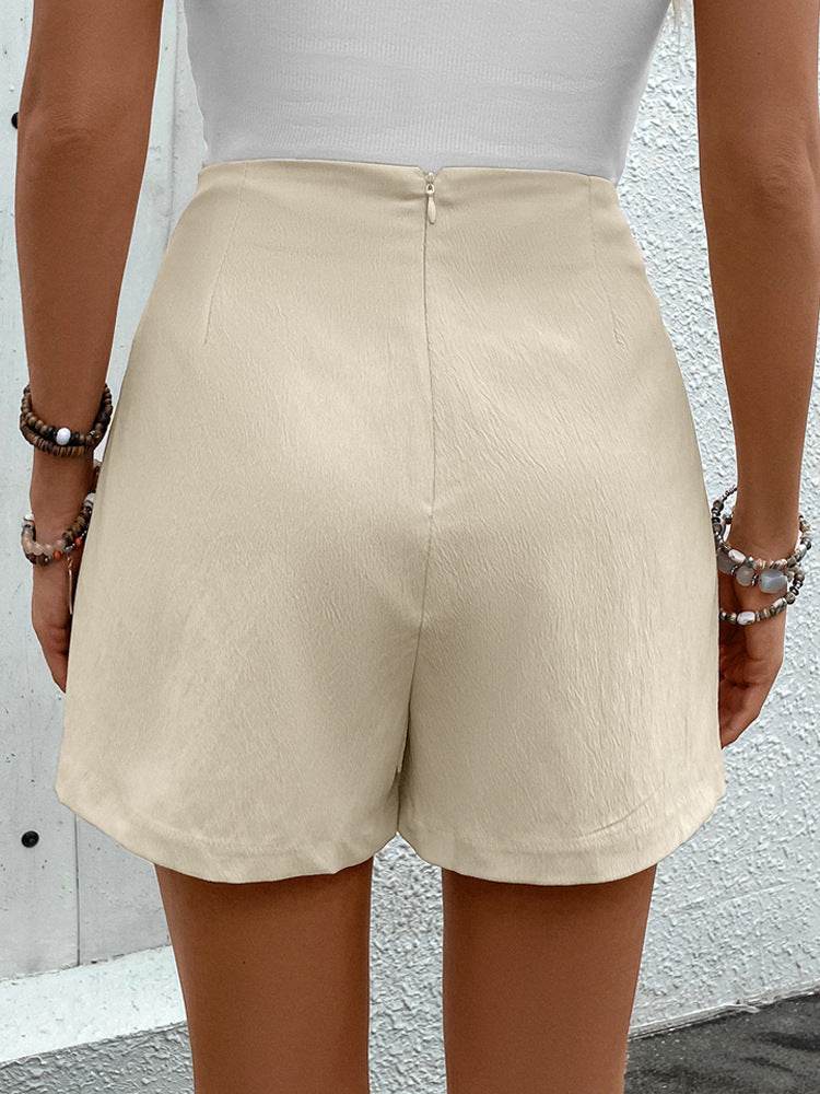 Buycenter Summer Women's High Waist Culottes - Casual Belted Style - Buy Center