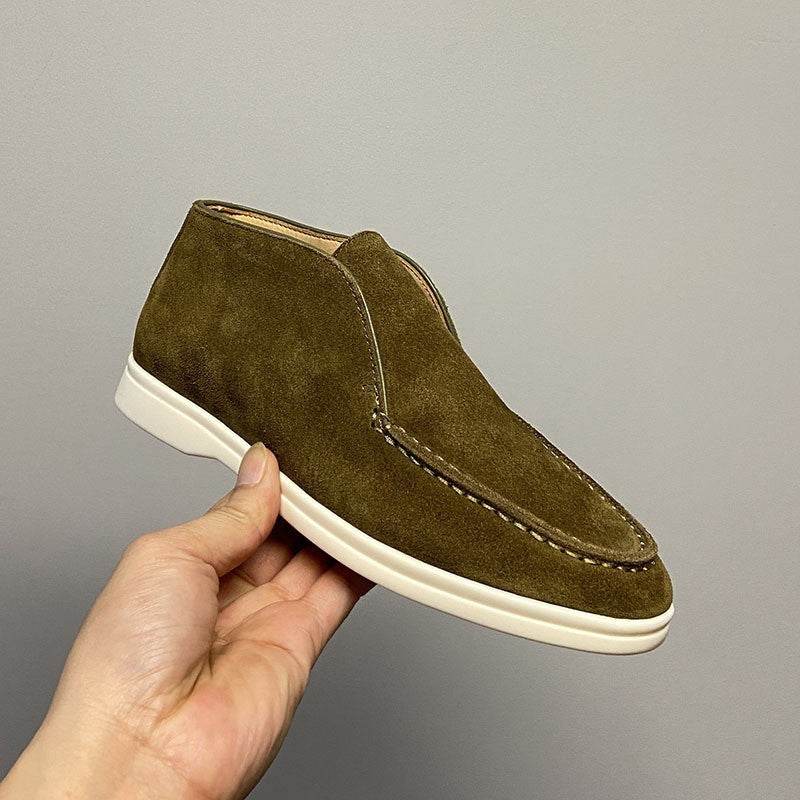 Retro Flat Ankle-Length Loafers - Stylish Casual Shoes for All-Day Comfort - Buy Center