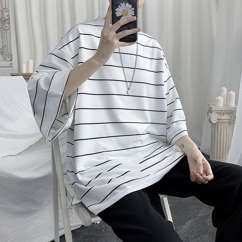 Summer Half Sleeve Batwing T-Shirt for Boys - Trendy Loose Style - Buy Center