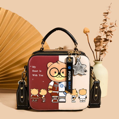 Buycenter Cartoon Teddy Bear Hand-held Clutch - Urban Simplicity Style - Buy Center