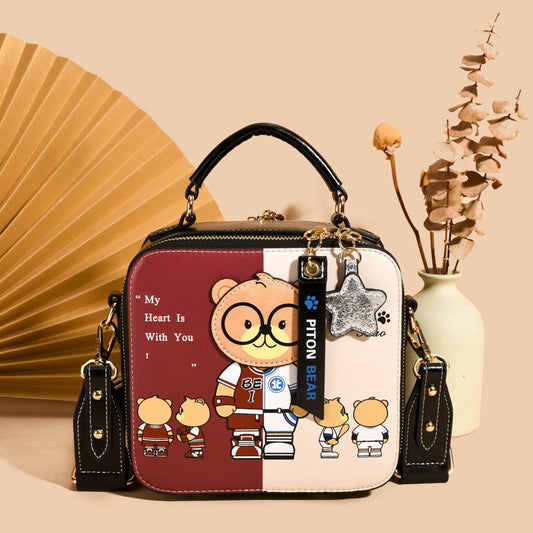 Buycenter Cartoon Teddy Bear Hand-held Clutch - Urban Simplicity Style - Buy Center