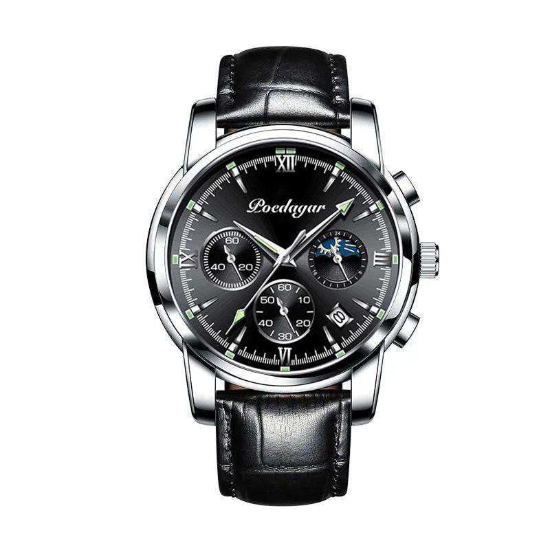 Multifunctional Men's Waterproof Watch - Luminous Quartz Style from Buycenter - Buy Center