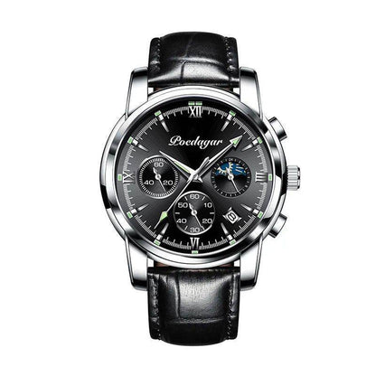Multifunctional Men's Waterproof Watch - Luminous Quartz Style from Buycenter - Buy Center