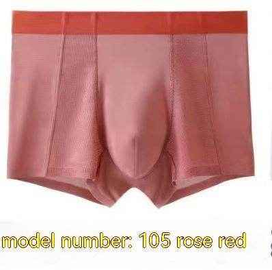 Men's Ice Silk Breathable Underpants - Lightweight Traceless Comfort