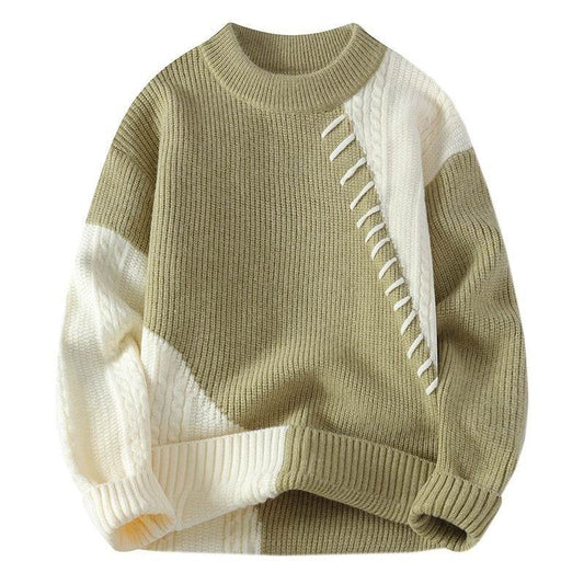 Stylish Loose Round Neck Sweater - Korean Design for Ultimate Comfort - Buy Center