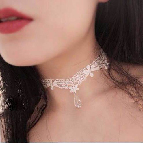 Personalized Multi-Layer Crystal Lace Necklace - Elegant Snake Bone Chain - Buy Center