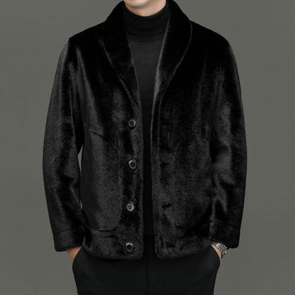 Elegant Padded Coat with Fur Top - Loose Fit & Side Pocket for Comfort - Buy Center