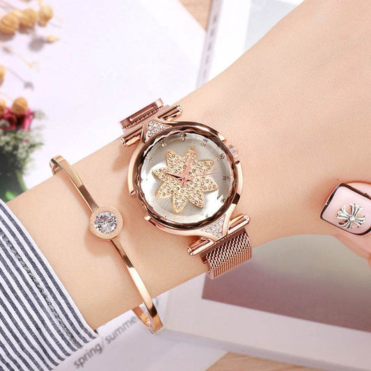 Buy Center Women's Casual Watch - Trendy Korean Style, Waterproof Design - Buy Center