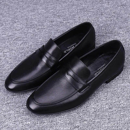 Men's Cowhide Leather Shoes - Premium Formal Footwear for 2025 - Buy Center