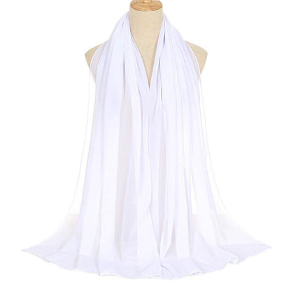 Pearl Chiffon Bubble Scarf - Women's Lightweight Summer Elegance - Buy Center