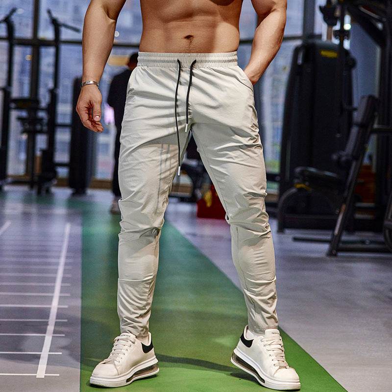 Workoutwolf Men's Ice Silk Sports Pants - Quick-Dry & High Elasticity 2025 - Buy Center