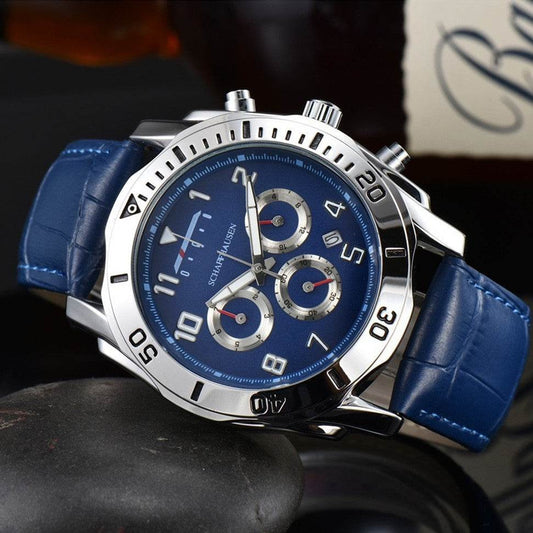 Buycenter Six-Pin Quartz Men's Business Watch - Stylish Full-Function Design - Buy Center