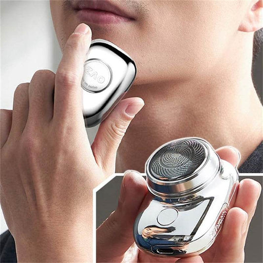 Rechargeable Electric Mini Travel Shaver - Waterproof, Pocket-Sized Convenience - Buy Center