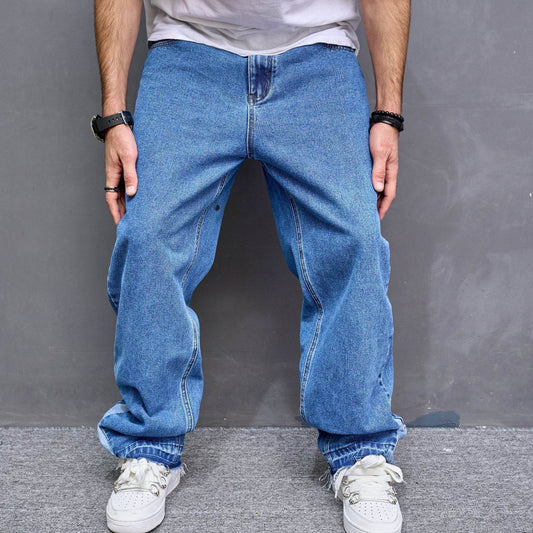 Vintage Casual Jeans for Men - American Style, Four Seasons Wear - Buy Center