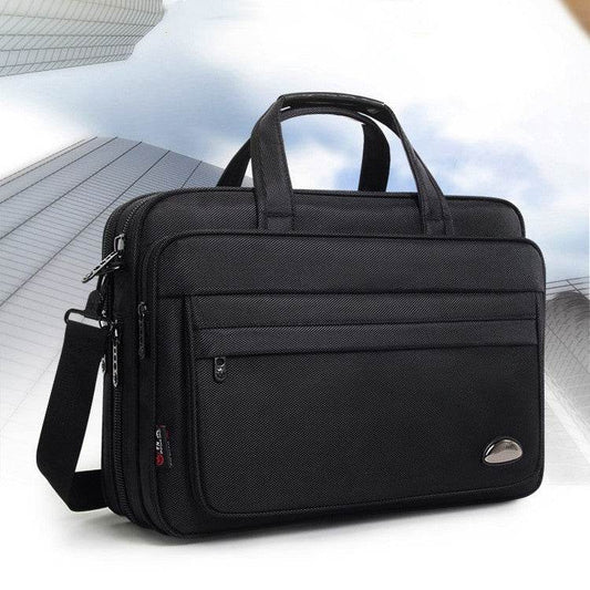 Men's Waterproof Oxford Briefcase - Large Capacity for Professionals 2025 - Buy Center
