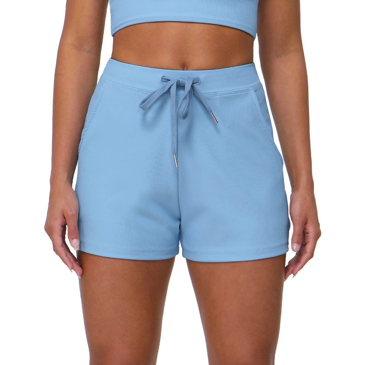 Women's Quick-Drying Yoga Shorts - Stylish Drawstring & Loose Fit - Buy Center