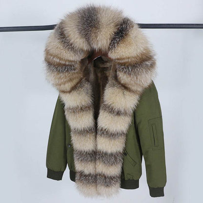 Buycenter Women's Detachable Fur Collar Coat - Stylish and Casual Design - Buy Center